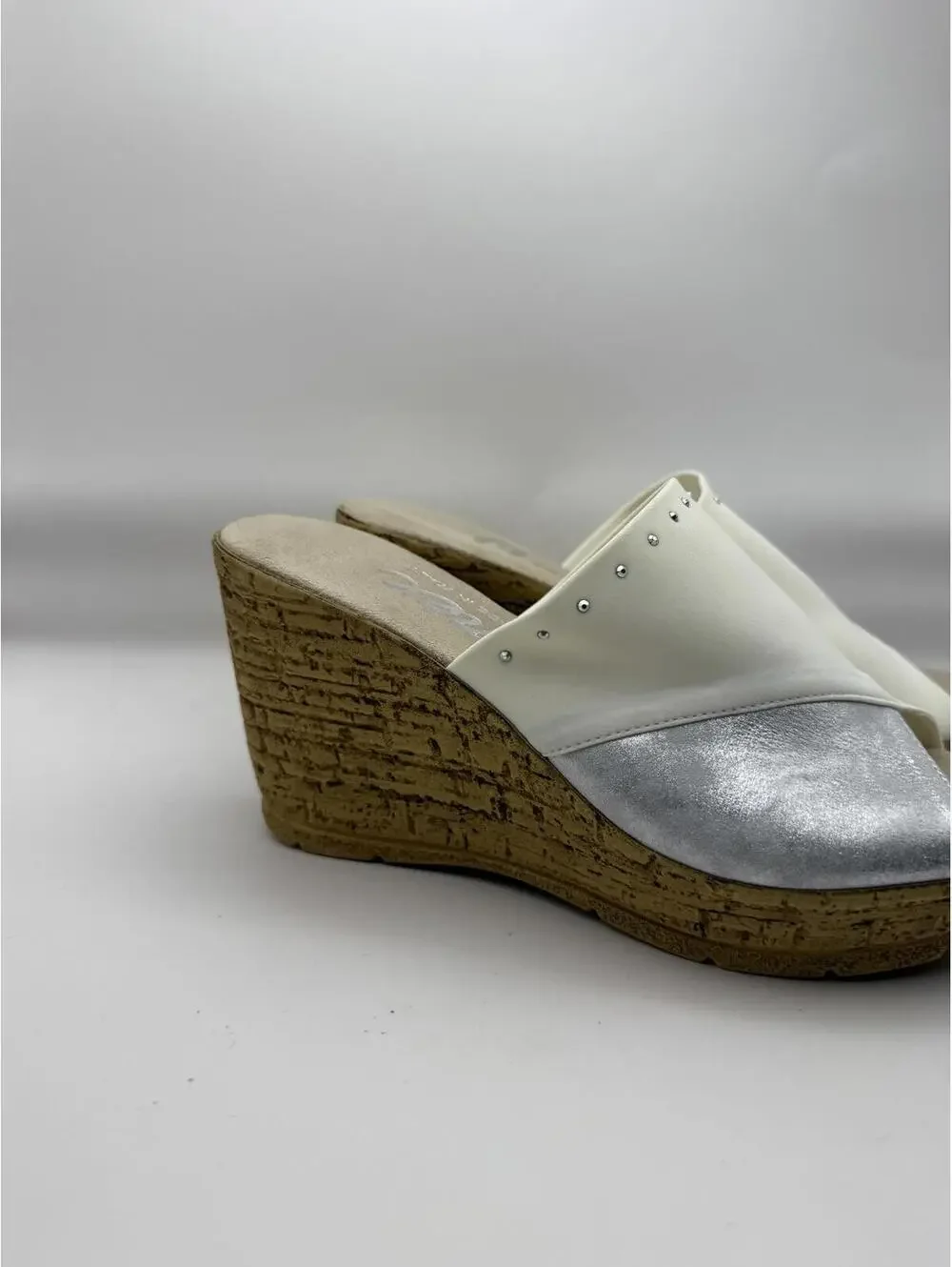 Onex Women's, Cathi Sandal Size 5 Women's Wedge Slide Sandals with Cork Platform